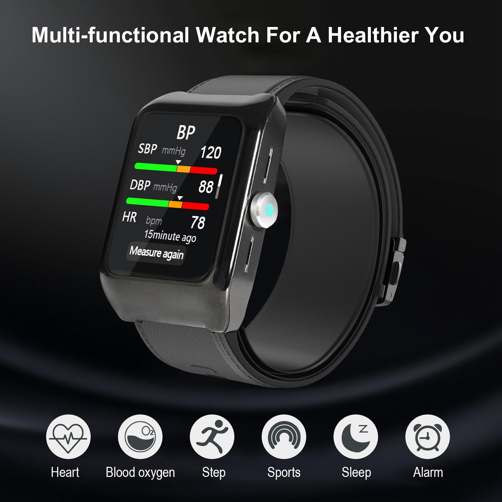 Cuff Oscillometric Blood Pressure Watch - Image 3